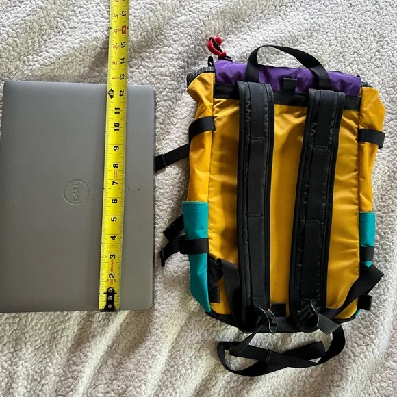 Like New! Topo Designs Mini Rover Backpack Ripstop/Black/Purple Retro Unisex - Picture 12 of 15